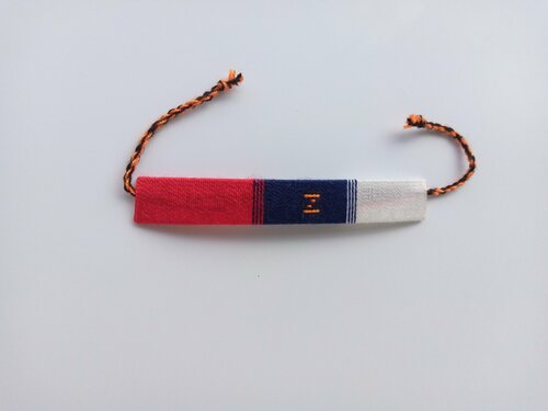 Плетеный браслет Мастерская Каплан, 1 шт., размер 28 см, размер M, диаметр 13.3 см