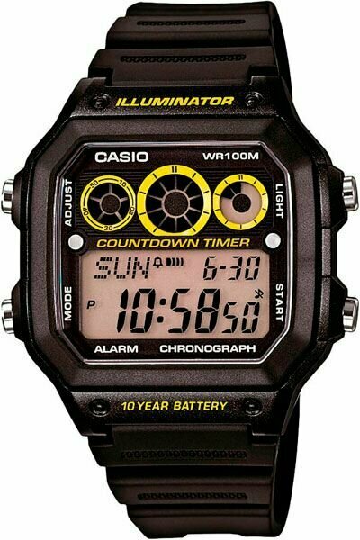 Наручные часы CASIO, черный