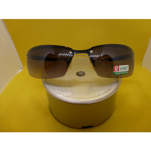 Солнцезащитные очки YIMEI 60168181240, черный, коричневый