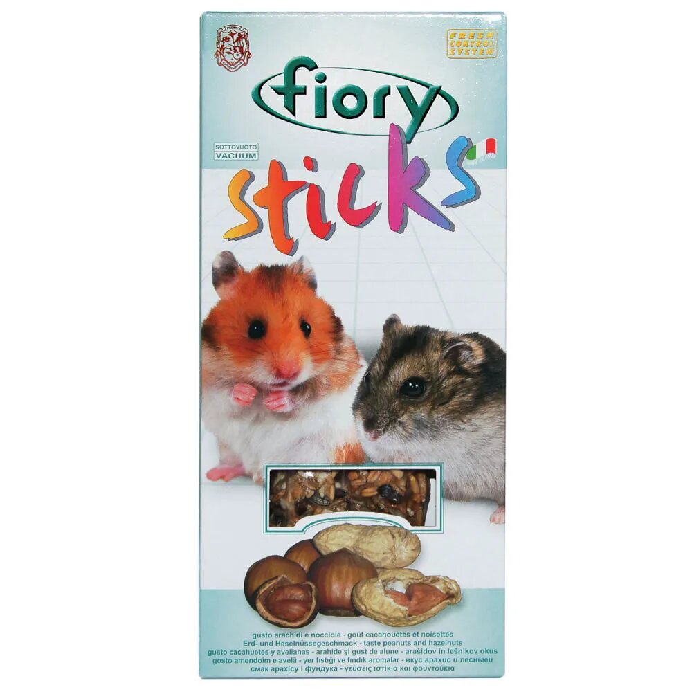 FIORY палочки для хомяков Sticks с орехами 2х50 г - фотография № 6