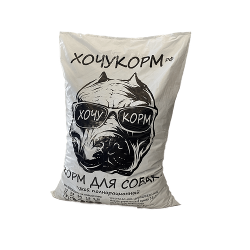 Корм для собак, Хочу корм с мясом Курицы, сухой, полнорационный, 5 кг