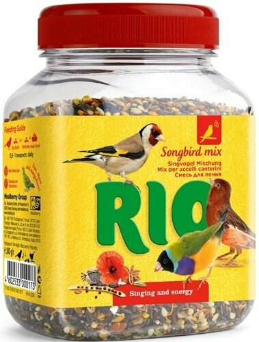 RIO, Лакомство для птиц Смесь для пения, 240г