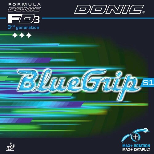 Накладка Donic BLUEGRIP S1, толщина max красный