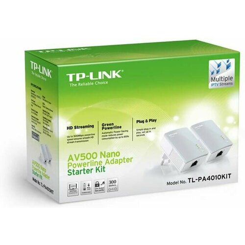 Сетевая карта TP-Link Powerline AV600 Fast Ethernet