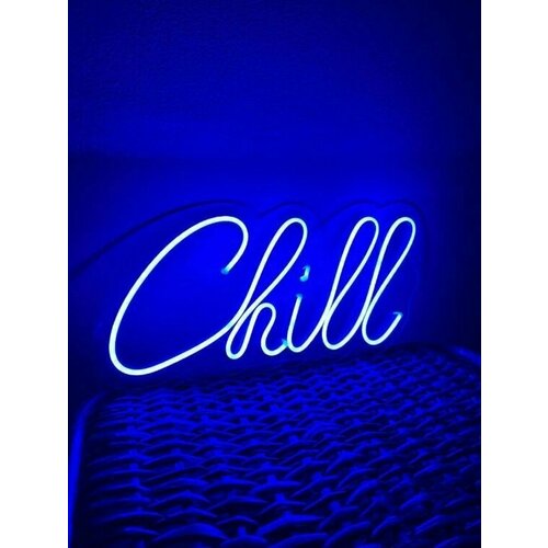 Неоновая надпись на стену Chill