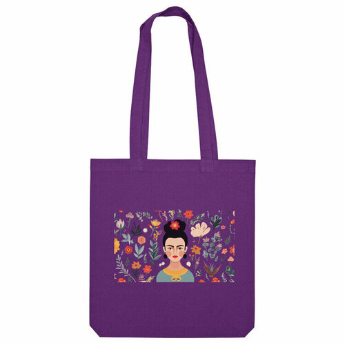 фото Сумка шоппер us basic, фиолетовый