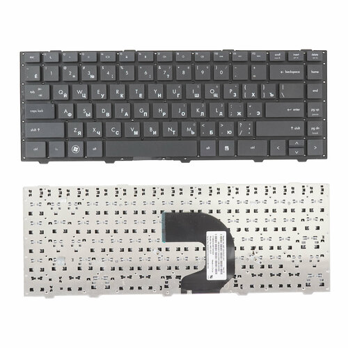 Клавиатура для ноутбука HP Probook 4440S, 4441S черная без рамки шлейф для матрицы hp 4440s 4441s p n 50 4si04 001 50 4si04 011 50 4si04 021