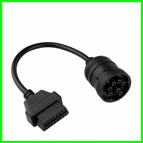 Переходник OBD2 - Deutsch 9pin J1939 9pin j1939 to obd2 16pin adapter 9p automotive diagnostic connector obd adapter