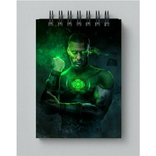 Блокнот Зелёный фонарь, Green Lantern №2 кепка зелёный фонарь green lantern 2 с сеткой