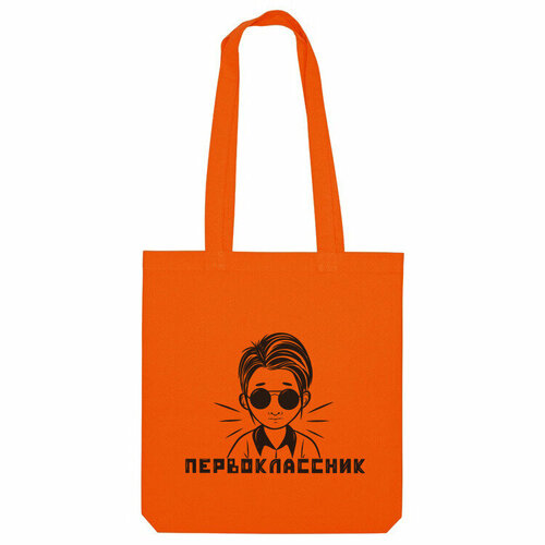 фото Сумка шоппер us basic, оранжевый