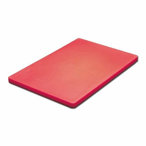 Доска разделочная прямоугольная, 60х40 h-1.5см, пластик, цвет красный