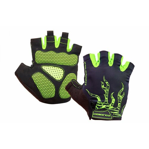 Перчатки STELS, подкладка, регулируемые манжеты, размер 7.5, зеленый