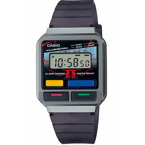 Наручные часы CASIO Vintage A120WEST-1A, черный, серый timex x stranger things camper