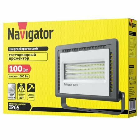 Прожектор светодиодный 14 149 Nfl-01-100-4k-led Navigator 14149 14149 . - фотография № 11