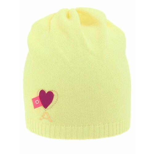 фото Шапка mialt, размер 50-52, желтый