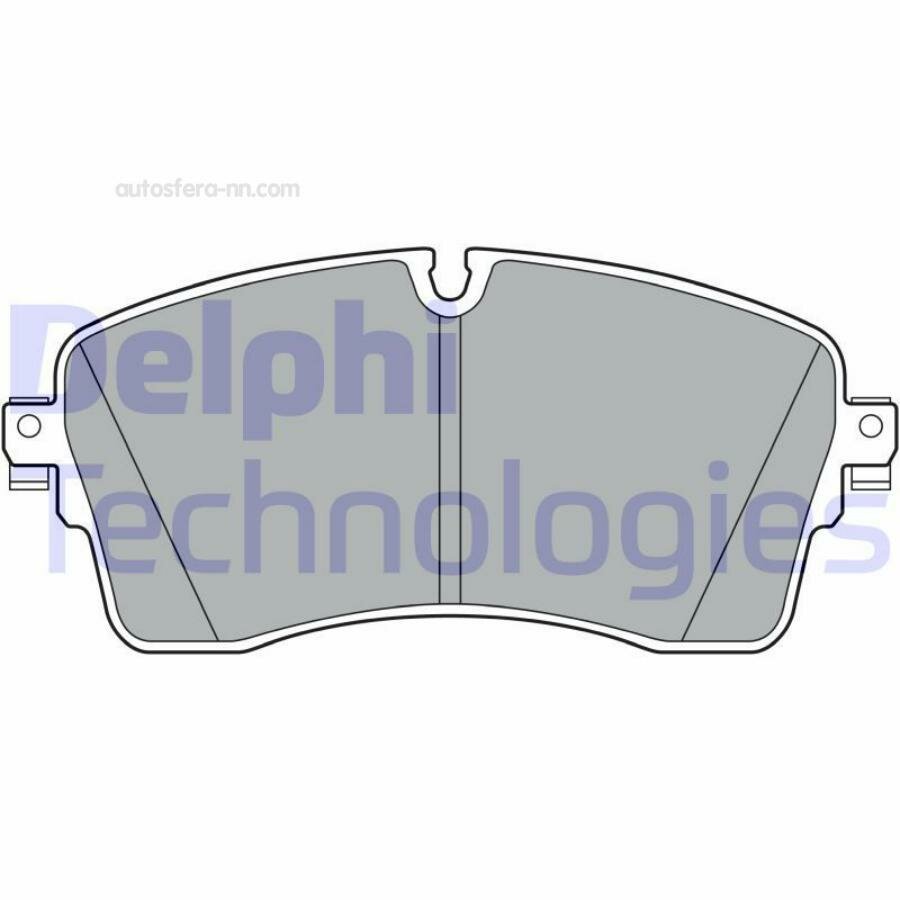 DELPHI LP3395 Колодки тормозные