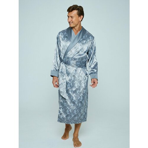 фото Халат малиновые сны, размер 50, серебряный
