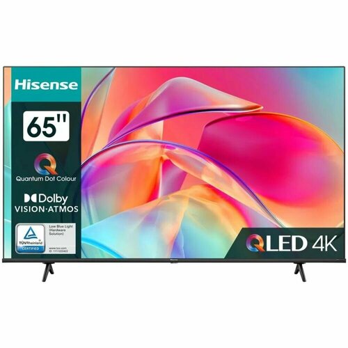 Телевизор 65 Hisense 65E7KQ (4K Ultra HD 3840x2160, Smart TV) черный телевизор hisense 43e7hq черный