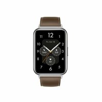 Ремешок для смарт-часов Huawei Watch Fit 2, экокожа, коричневый