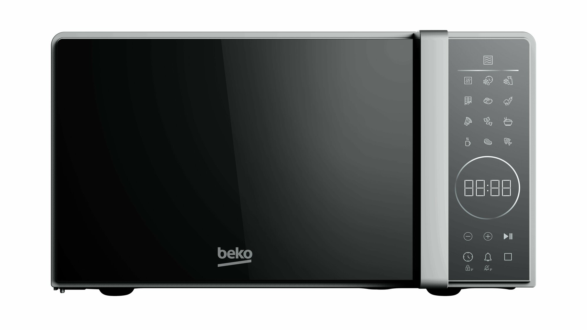 Микроволновая печь Beko MOC20130SFB, серебристый - фотография № 1