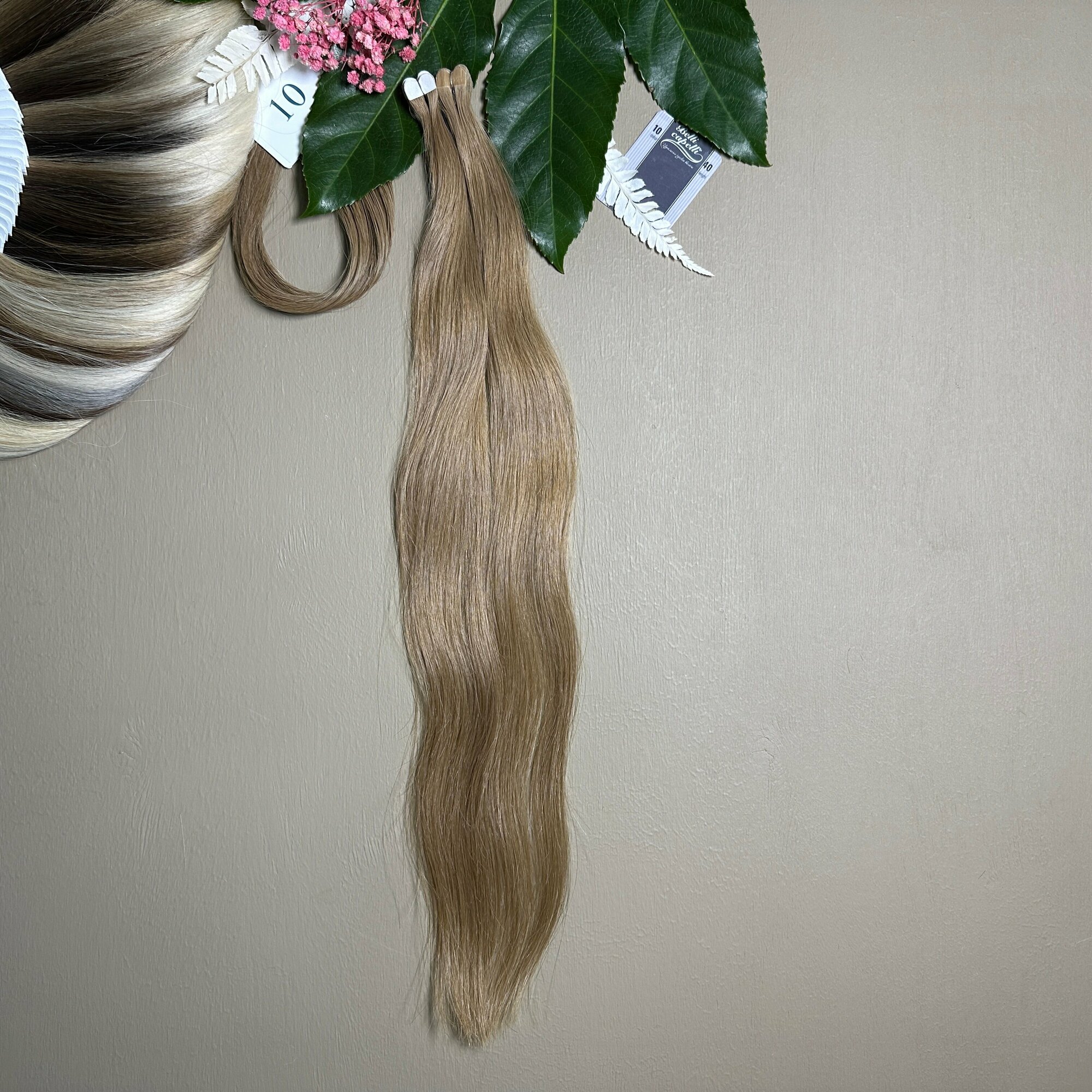 Волосы на микроленте Belli Capelli 40см №10 ( 20 лент)