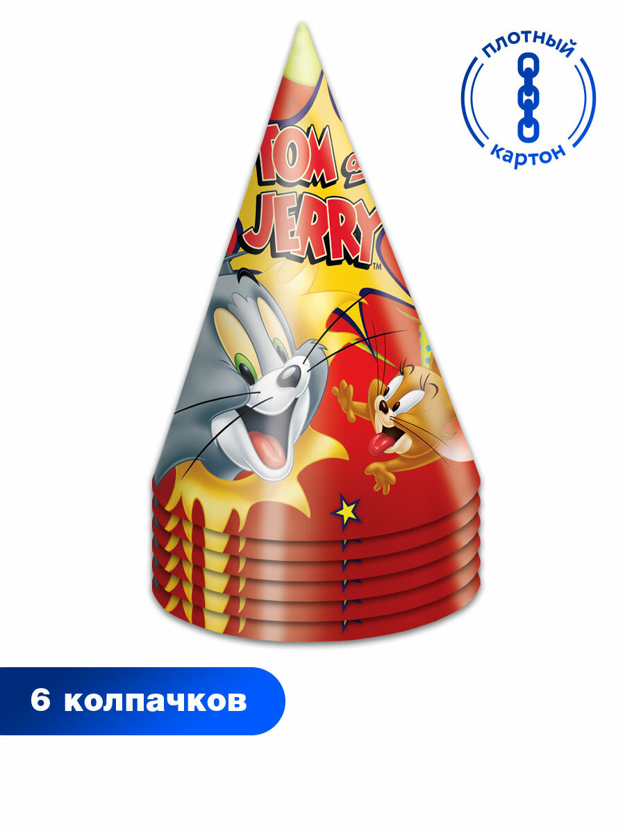 Tom&Jerry. Набор колпачков, 6 шт