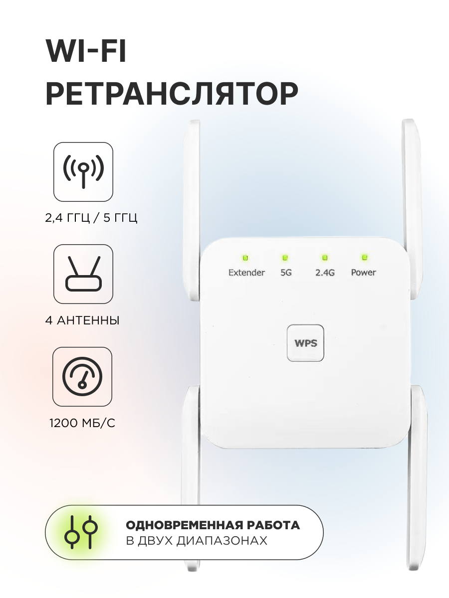 Усилитель Wi-Fi 1200