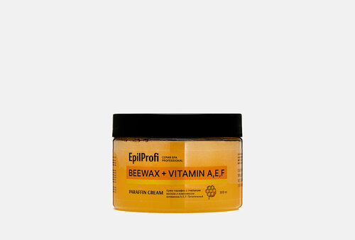 Крем-парафин для рук с пчелиным воском и комплексом витаминов А, Е и F, EpilProfi beewax + vitamin А, Е, F, 300 мл