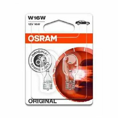 Комплект ламп накаливания блистер 2шт W16W 12V 16W OSRAM 92102B