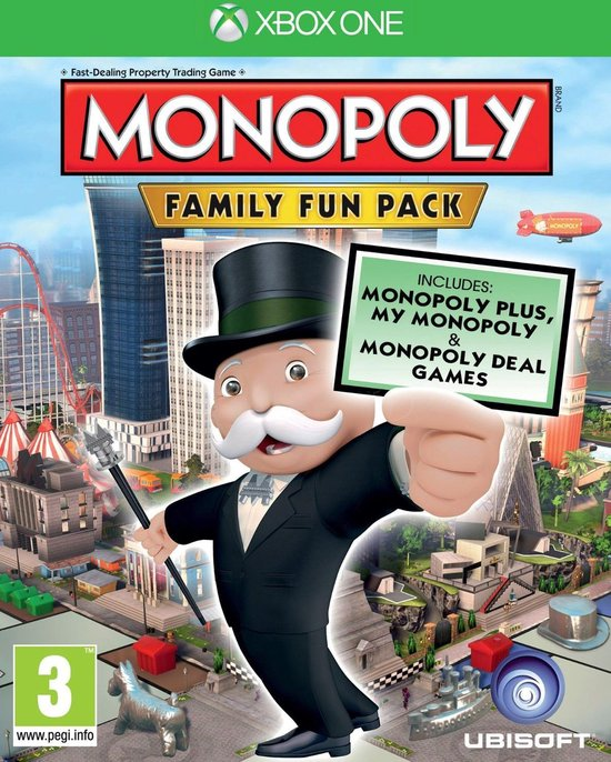 Игра Monopoly Family Fun Pack (3в1) для Xbox One, Series x|s, русский язык, электронный ключ Аргентина