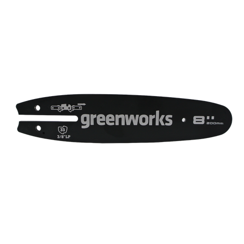 Шина GREENWORKS 8(20см) 3/8-1,3-33зв. 9121730 шина greenworks для электрического и аккумуляторного высотореза сучкореза длина шины 20 см