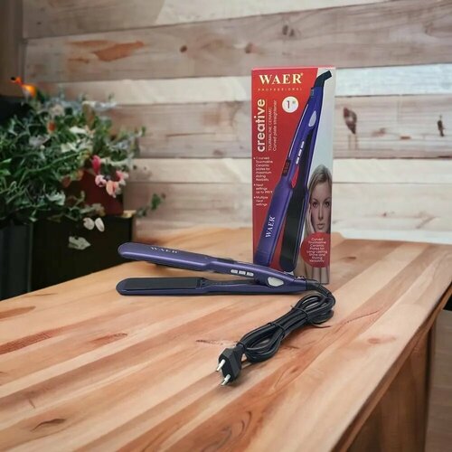 Высококачественный утюжок для волосWA 2020ВыпрямительДля укладкиСтильный дизайн85ВТФиолетовый 249900₽