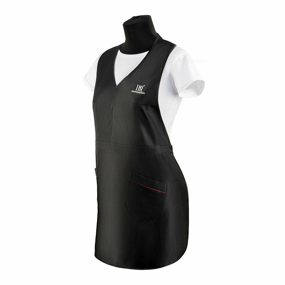 фото Фартук парикмахерский TNL "Оливия" черный, H-37