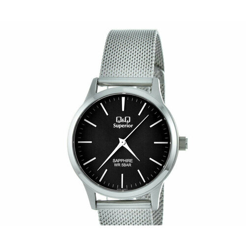 фото Наручные часы q&q s03a-005, серебряный, черный