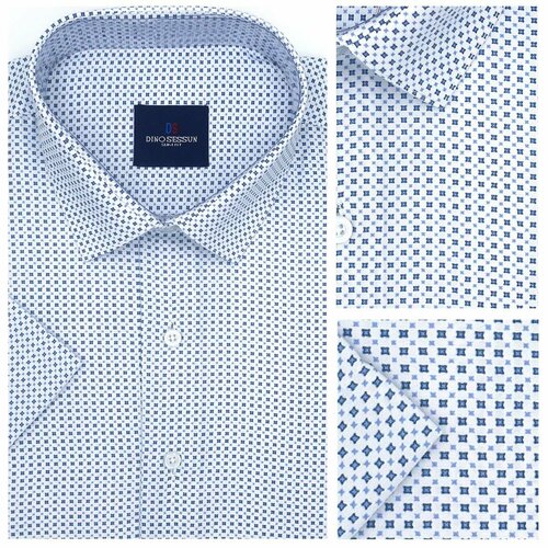 фото Рубашка dino sessun, размер s, голубой