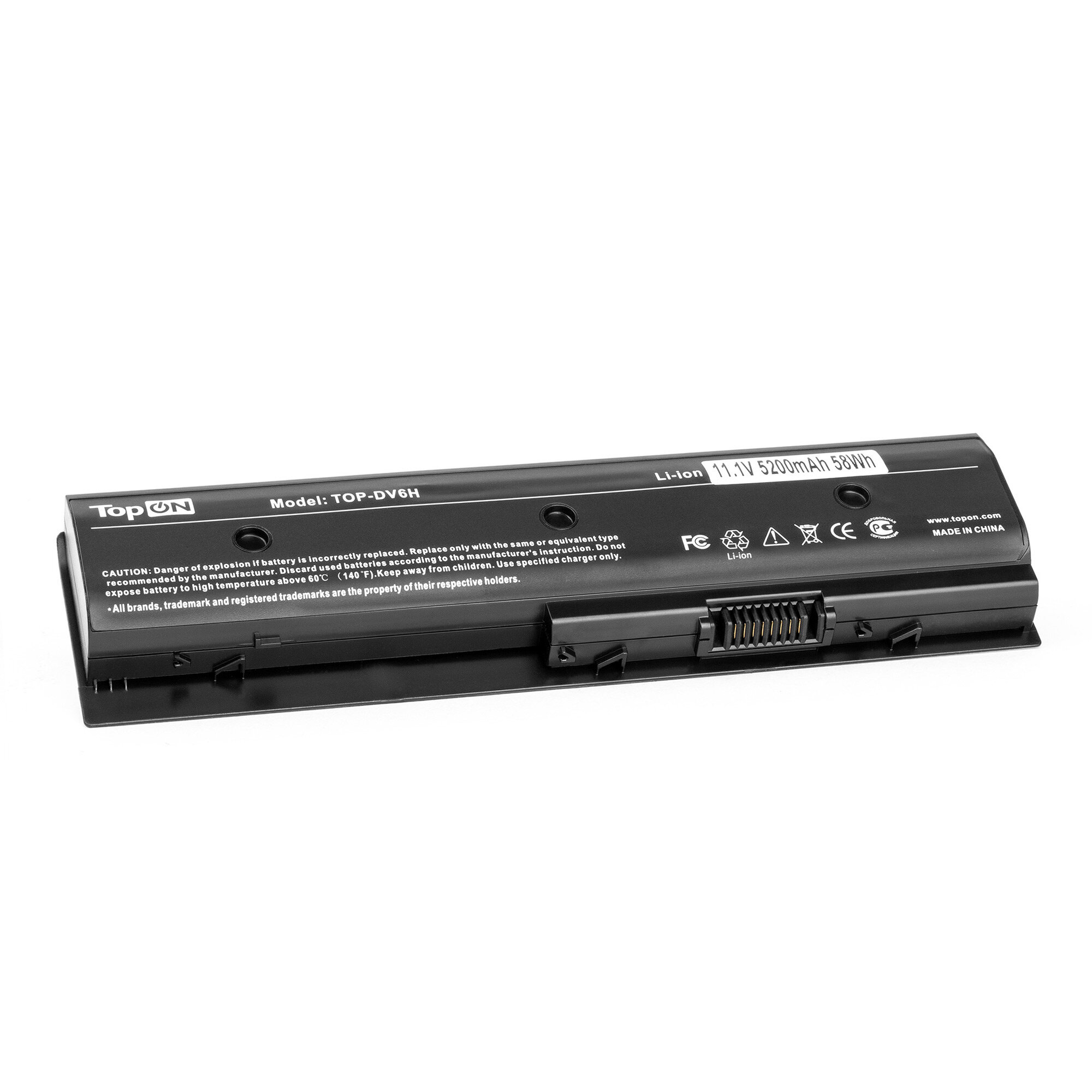 Аккумулятор TopON TOP-DV6H 11.1V 5200mAh для PN: LB3N LB3P MO06 MO09 YB3N YB3P - фото №4