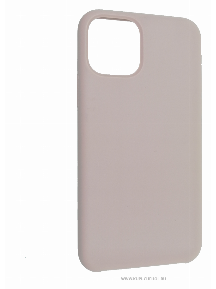 Чехол для iPhone 11 Pro Derbi Slim Silicone-2 пудровый