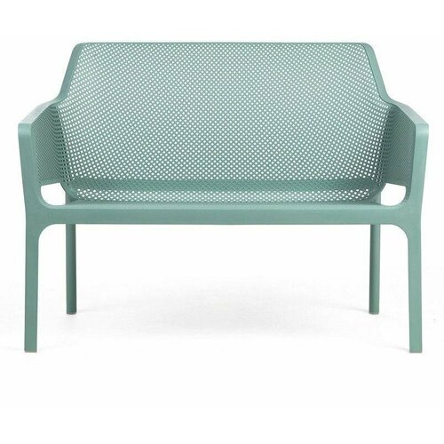 пластиковый диван nardi net bench антрацит Диван ReeHouse Nardi Net Bench ментоловый