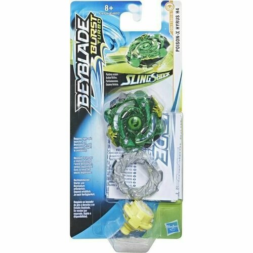 Hasbro Bey Blade - Волчок Бейблэйд СлингШок №2 Poison-X Hyrus H4 волчок beyblade слингшок балор e4726eu4