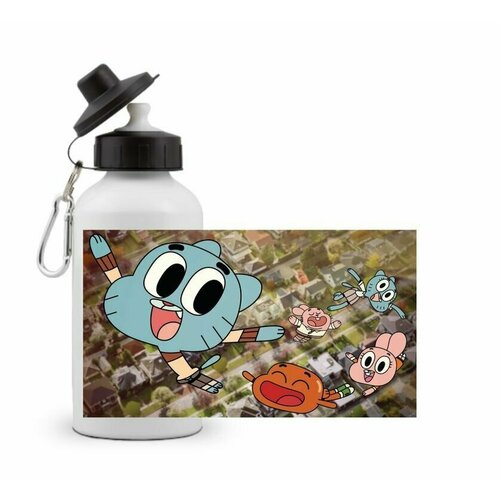 фото Спортивная бутылка удивительный мир гамбола, the amazing world of gumball №8 goodbrelok