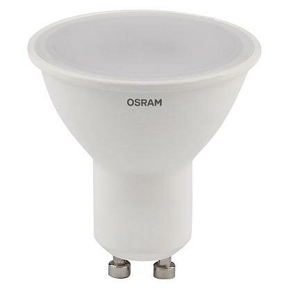 Лампочка светодиодная Osram LED Value LED-GU10 7Вт/830 3000K (комплект 5шт.) 4058075581555