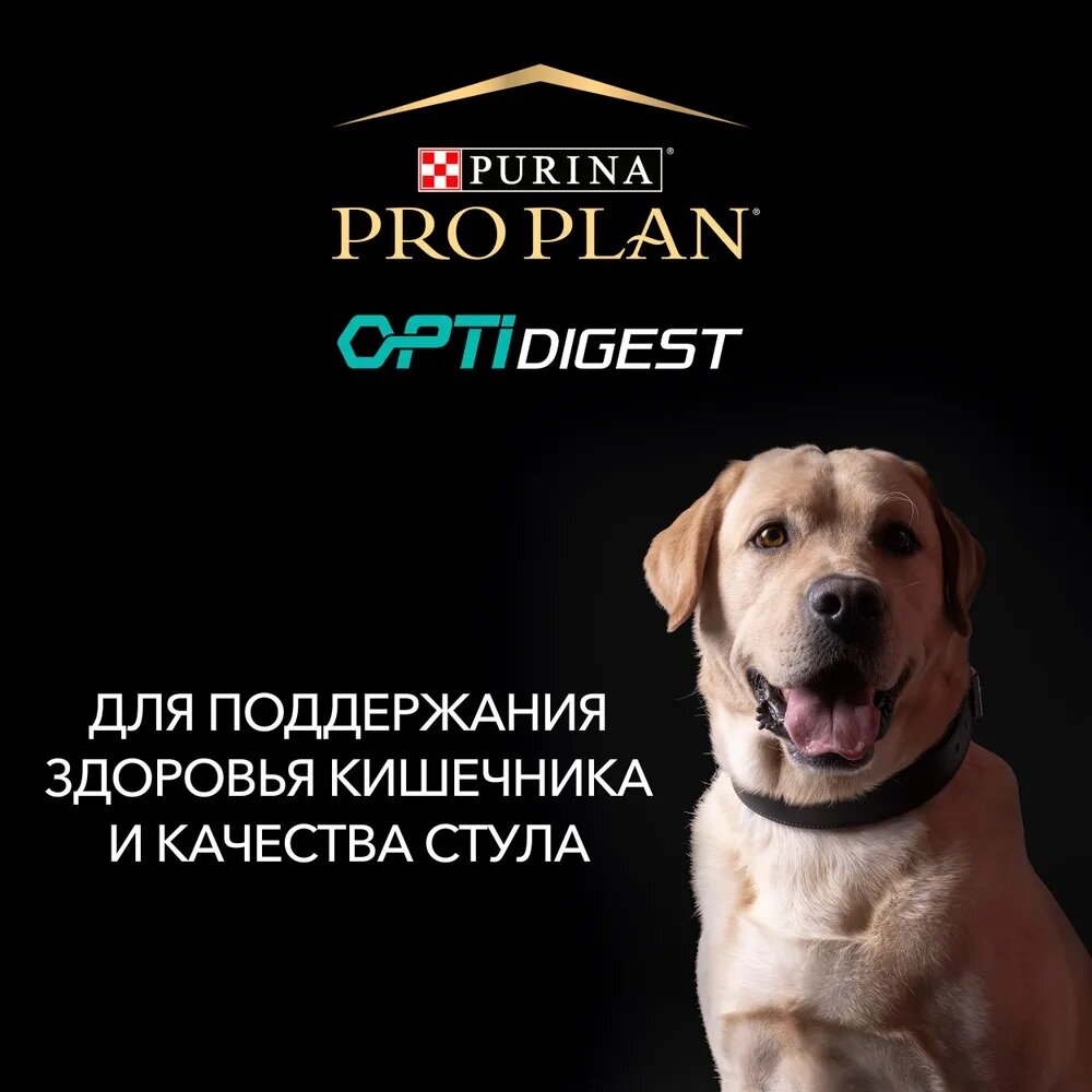 Сухой корм ProPlan для взрослых собак крупных пород с мощным телосложением с чувствительным пищеварением, ягненок, 18кг Purina ProPlan - фото №3