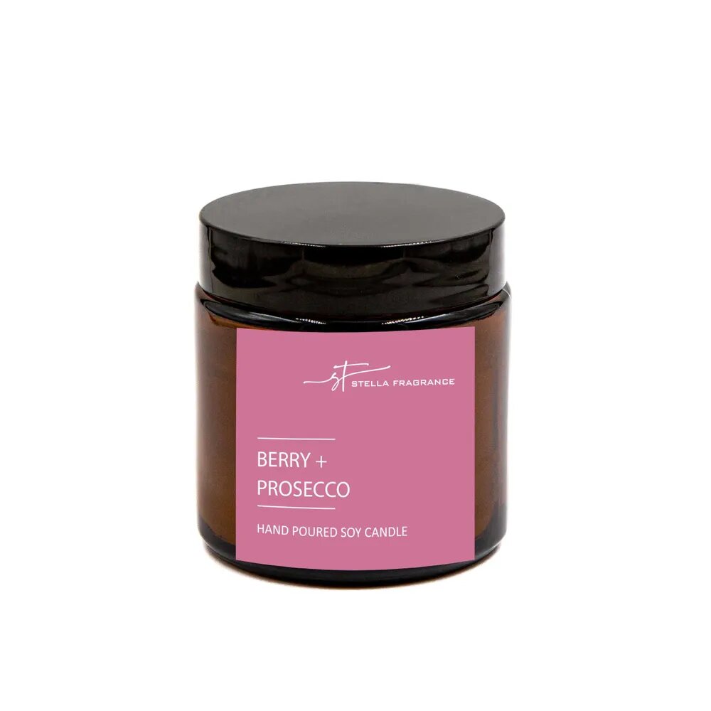 фото Свеча Stella Fragrance ароматическая Berry & Prosecco, 90 г