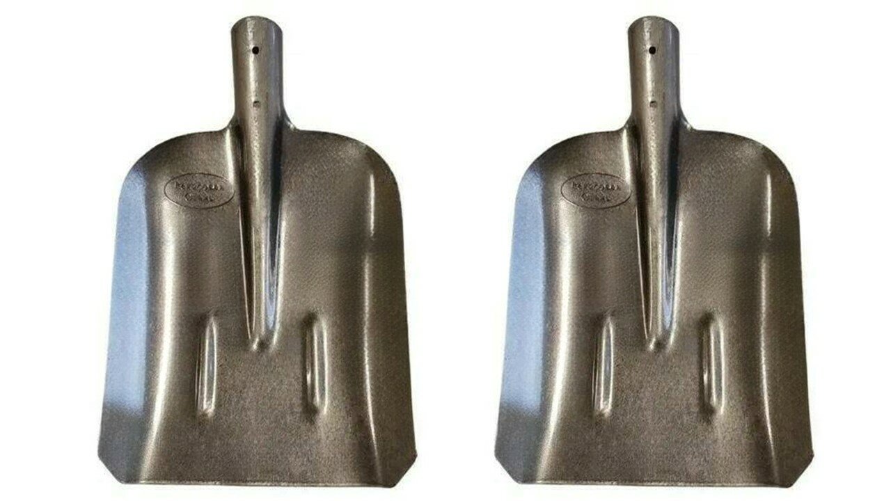 Комплект из 2 штук лопаты совковые песочные ЛСП ТИП 2 рельсовая сталь
