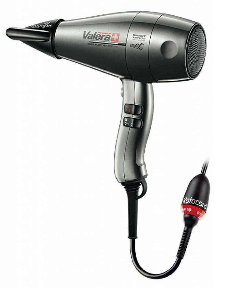 Фен профессиональный Valera Professional Swiss Silent Jet 8600 Ionic Rotocord, 2400 Вт SXJ 8600 RC