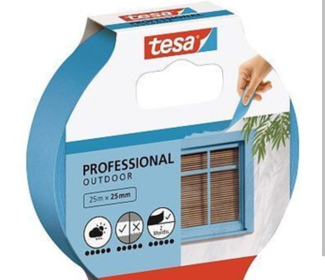 Лента малярная tesa для четких краев синяя 26 x 98 x 105 - фото №8
