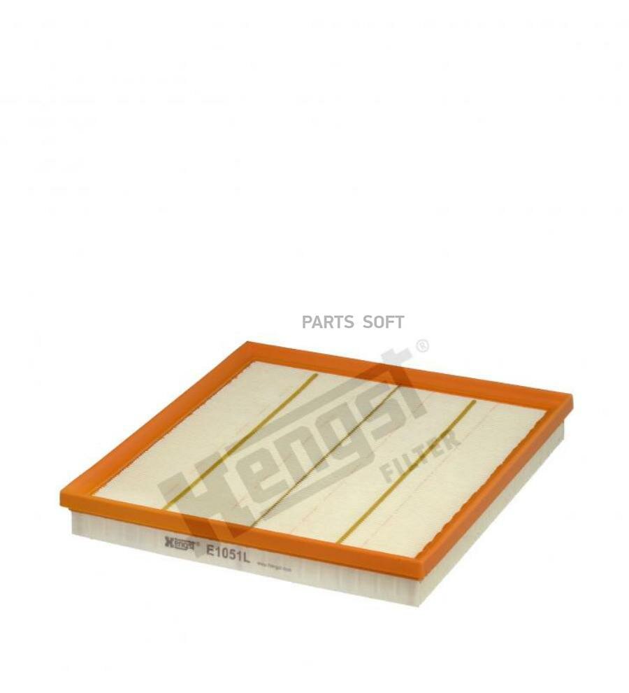 HENGST FILTER E1051L Фильтр воздушныйBMW X6 3.0L, E65 740i 2008=>