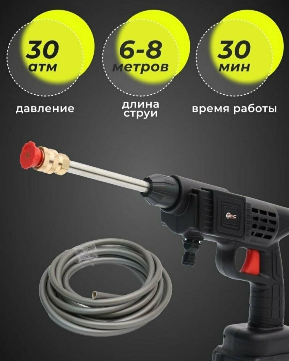 Мойка высокого давления аккумуляторная ZITREK ZKCW20V 30 бар 2x40Ач