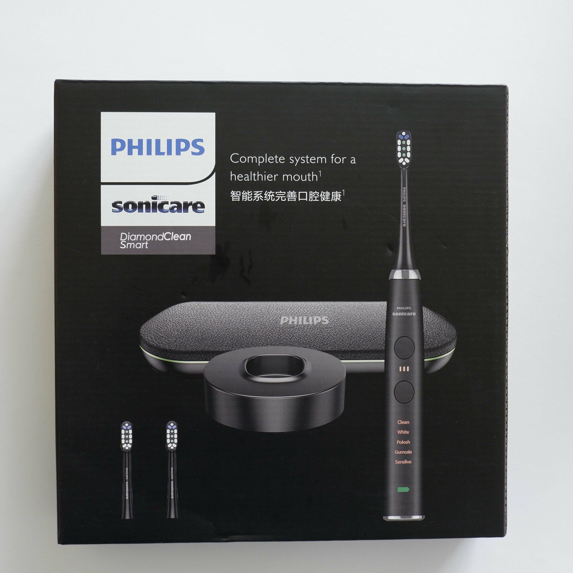 Электрическая зубная щетка Philips Sonicare HX9954, темно-синий - фотография № 1