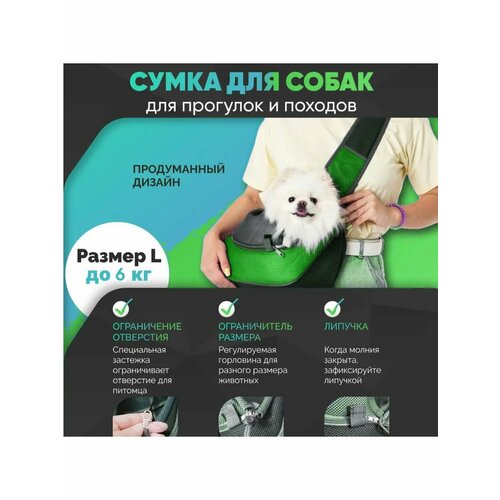 Сумка переноска для собак мелких пород кошек через плечо